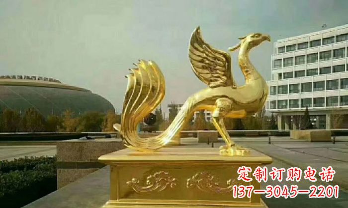 廊坊朱雀铜雕