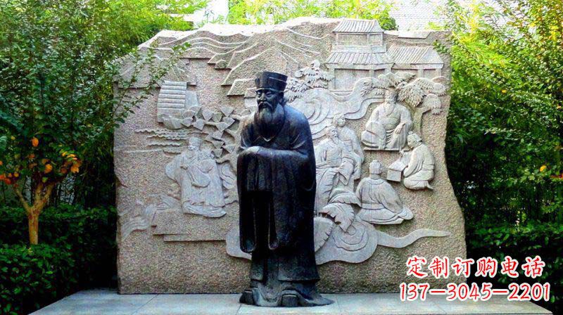 廊坊朱熹古代名人铜雕_2
