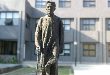 廊坊校园名人徐悲鸿雕塑