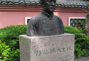 廊坊徐悲鸿铜雕半身像雕塑