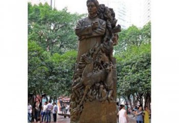 廊坊徐悲鸿铜雕