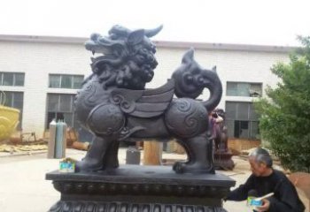 廊坊招财神兽貔貅铜雕 