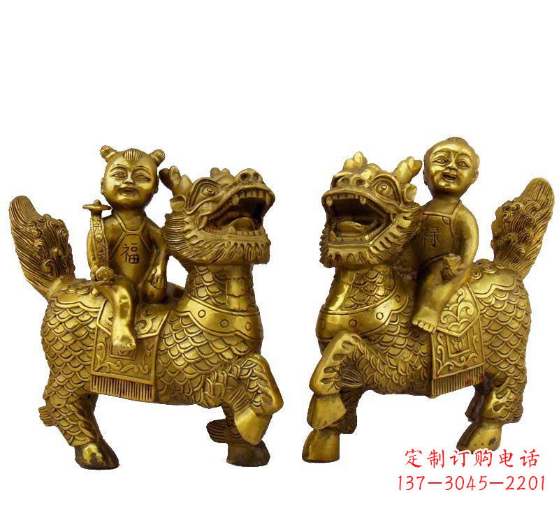 廊坊铸铜福禄麒麟