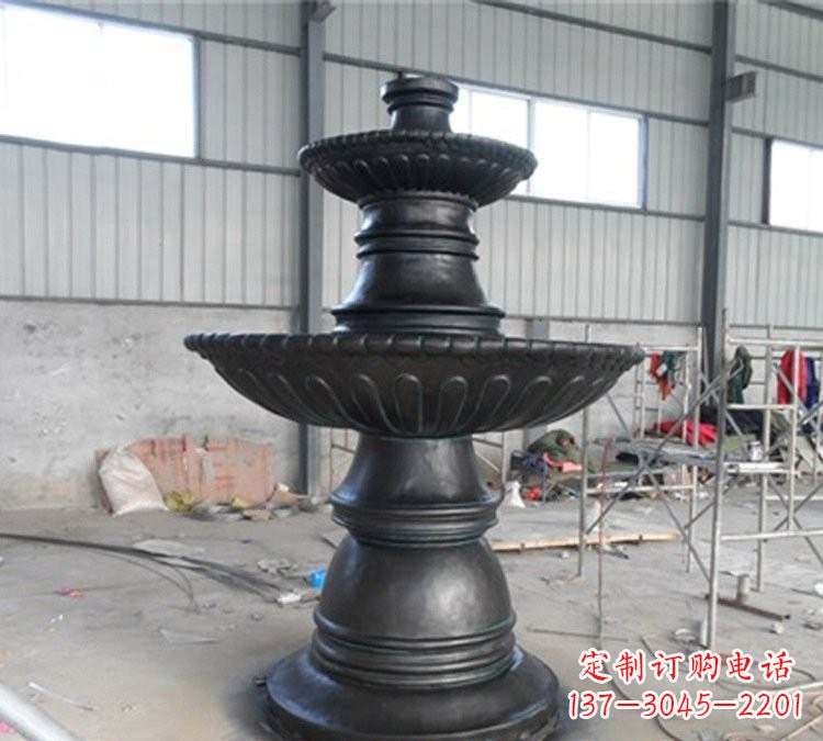 廊坊铸铜简约双层喷泉