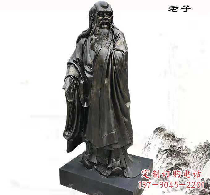 廊坊铸铜老子雕塑