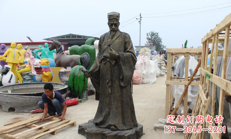 廊坊铸铜李时珍雕塑