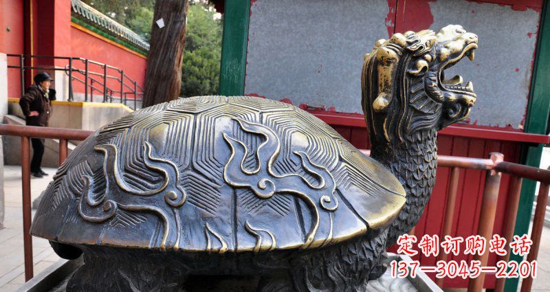 廊坊铸铜龙龟神兽铜雕
