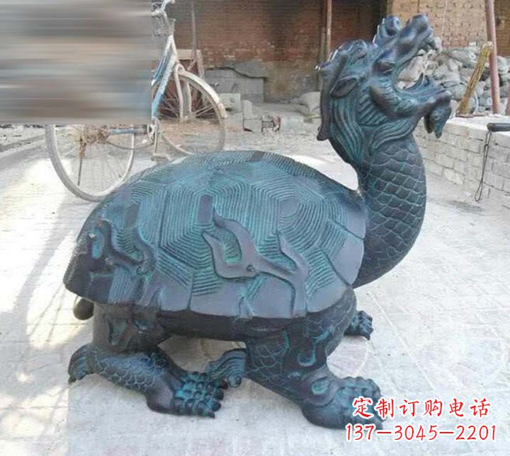 廊坊铸铜龙龟雕塑222