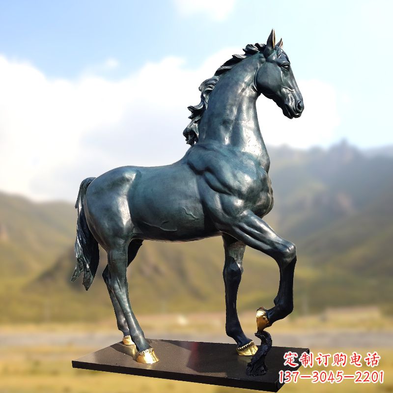 廊坊铸铜马铜雕塑