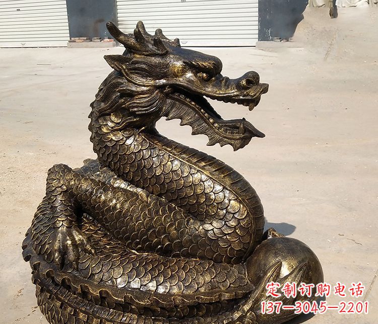 廊坊铸铜神龙雕塑