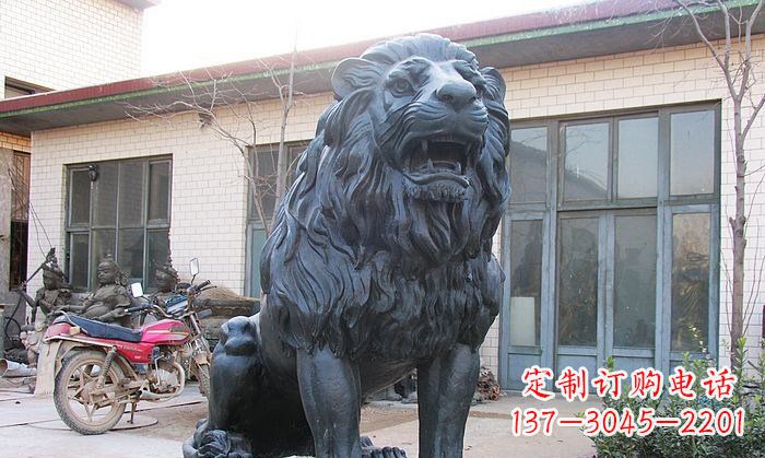 廊坊铸铜狮子铜雕