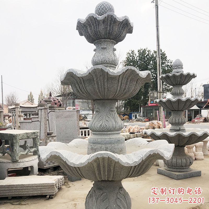 廊坊自然石雕流水喷泉