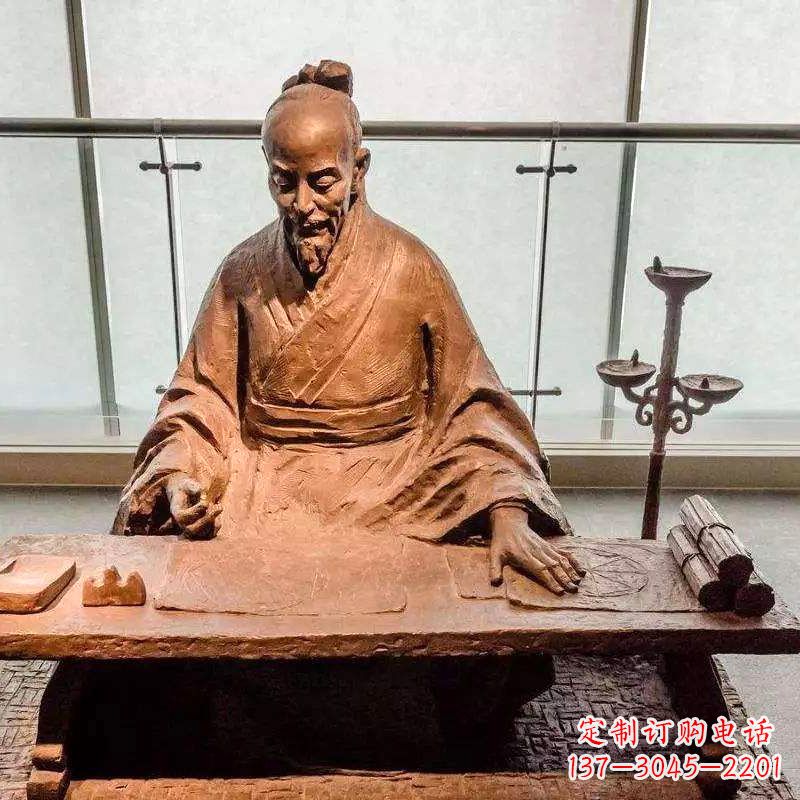 廊坊祖冲之圆周率情景小品雕塑-中国古代数学家著名历史人物