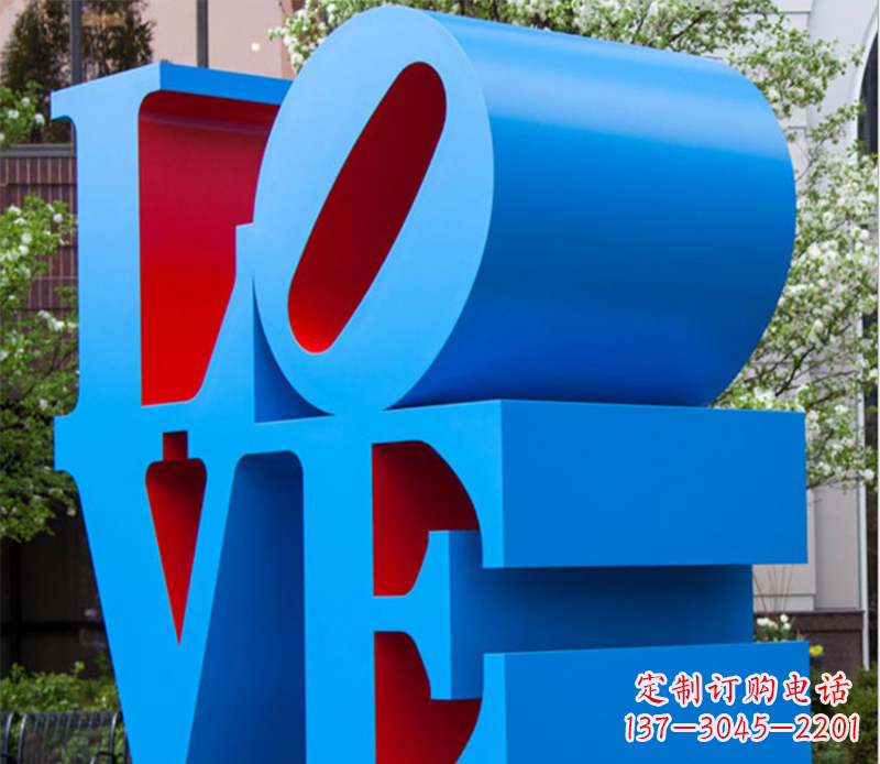 廊坊字母雕塑不锈钢