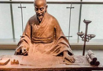 廊坊祖冲之圆周率情景小品雕塑-中国古代数学家著名历史人物